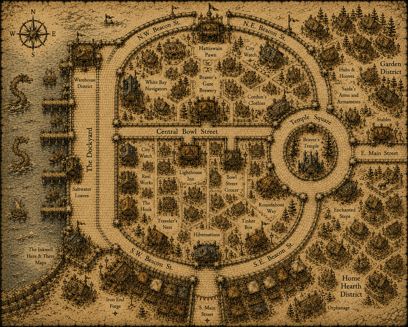 Map of Beacon