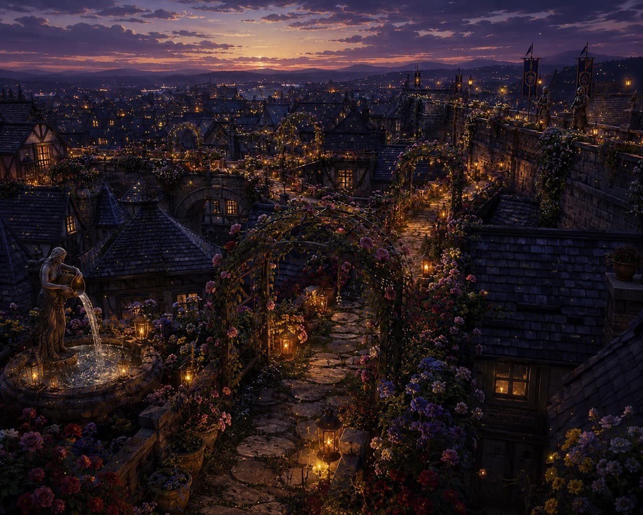 Rooftop Garden Walk